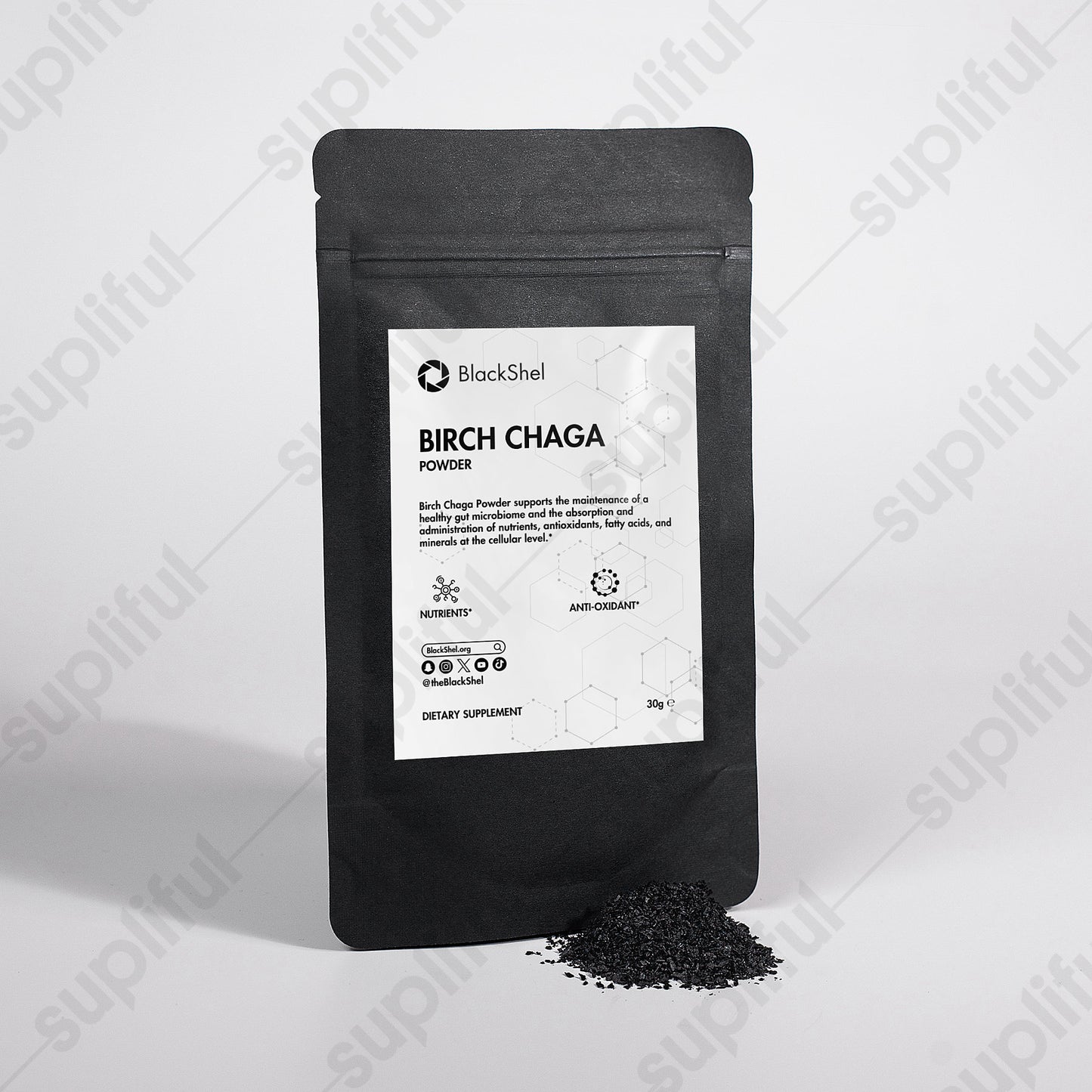 Birch Chaga Microbiome Wellness Powder