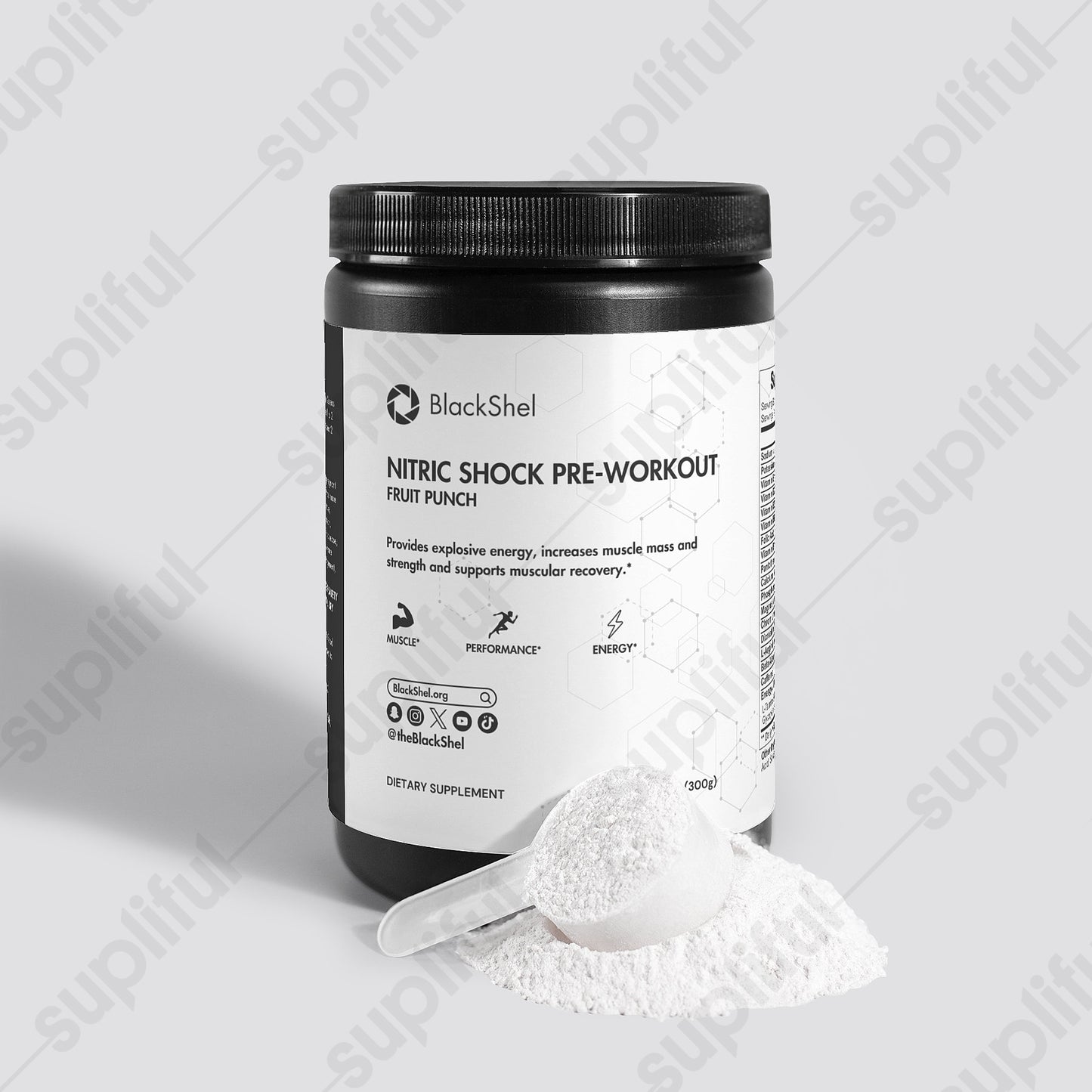 Nitric Shock Pre-Workout Powder (Fruit Punch)